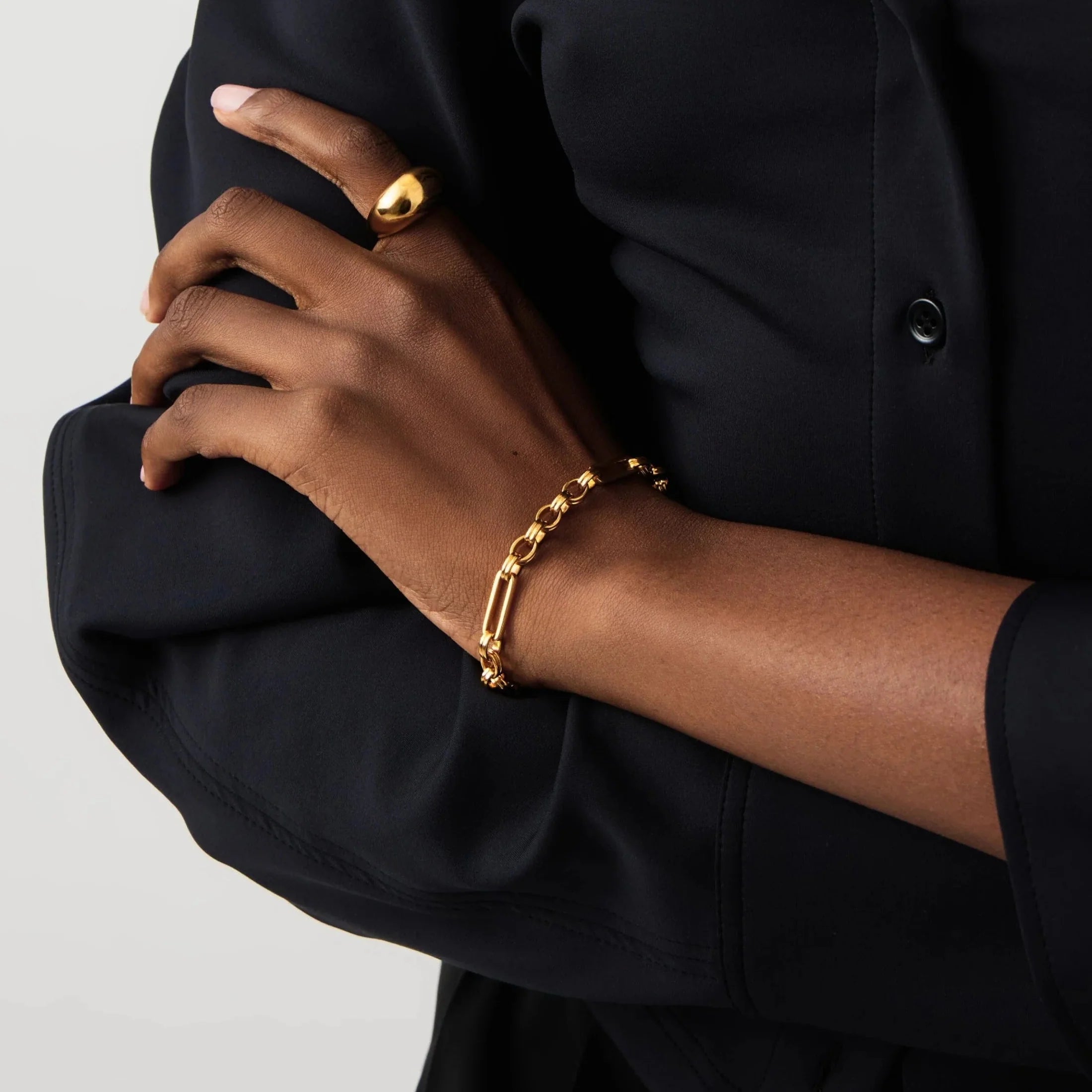 18K Gold Vermeil Axiom Chain Bracelet