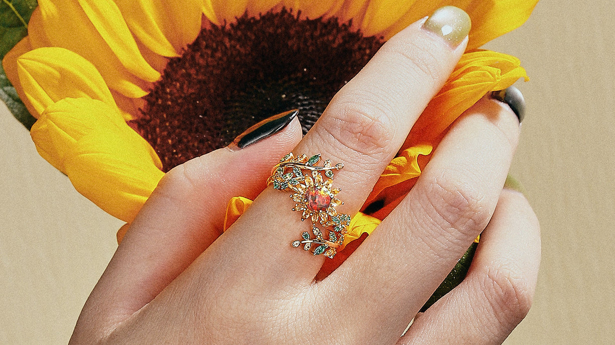 Sunflower Rings：A Symbol of Light, Positivity