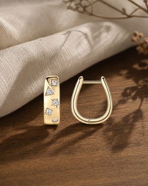 Adjustable Opal Halo Gold Solitaire Ring In Silver — walnut editorial front view